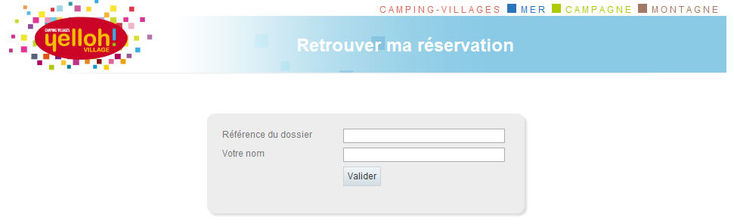 Retrouvez votre réservation