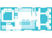 Cottage 6 personnes 3 chambres plan